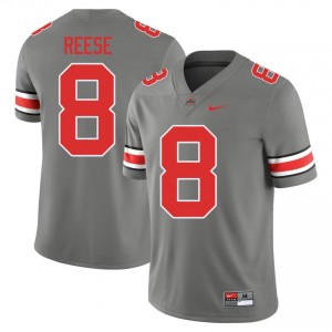 OSU Buckeyes Arvell Reese #8 Grey Men University Jersey | Exclusive Stitched Football Uniform 61000084