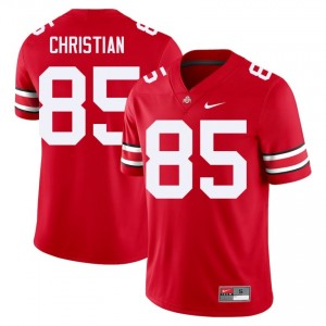 Scarlet #85 Bennett Christian Men Stitch Jersey | Ohio State Buckeyes Essential Player Football Edition 75372047