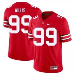 Scarlet #99 Bill Willis Men Stitch Jersey | Ohio State Buckeyes Elite Player Football Edition 17234881