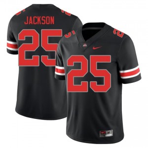 Black #25 Bo Jackson Men Embroidery Jersey | Ohio State Durable High School Football Edition 54427597