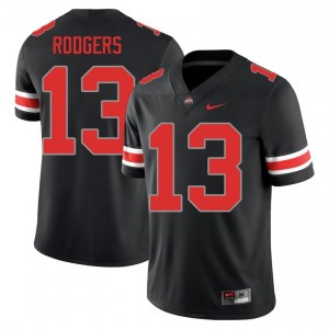 Black #13 Bryson Rodgers Men Stitched Jersey | Ohio State Pro Cut NCAA Football Edition 79573225