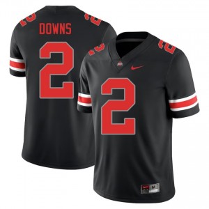 Black #2 Caleb Downs Men Stitched Jersey | Ohio State Fresh NCAA Football Edition 89296268