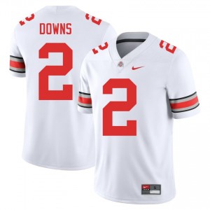 Caleb Downs #2 White Men Stitched Jersey | Essential Ohio State University Football Gear 45035059
