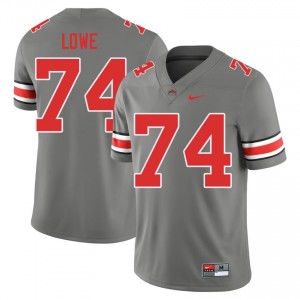 OSU Buckeyes Carter Lowe #74 Grey Men NCAA Jersey | Pro-Grade Stitched Football Uniform 38641767