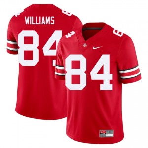 Scarlet #84 Dorian Williams Men Stitched Jersey | Ohio State Buckeyes Fresh NCAA Football Edition 48444075