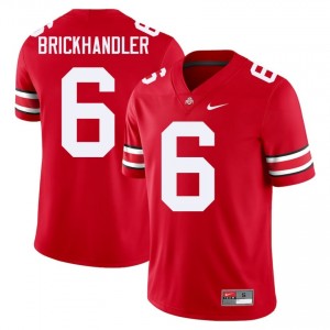 Scarlet #6 Eli Brickhandler Men Stitch Jersey | Ohio State Buckeyes Player Football Edition 74531865