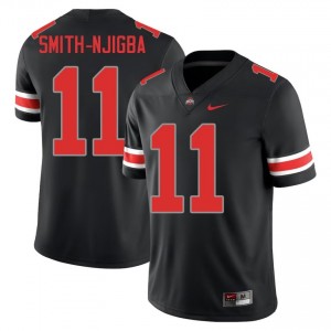Black #11 Jaxon Smith-Njigba Men Embroidery Jersey | Ohio State Limited High School Football Edition 63147490