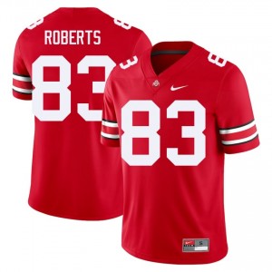 Scarlet #83 Nate Roberts Men Stitch Jersey | Ohio State Buckeyes Officially Licensed Player Football Edition 78836234