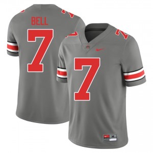 OSU Buckeyes Phillip Bell #7 Grey Men NCAA Jersey | Genuine Stitched Football Uniform 91658297