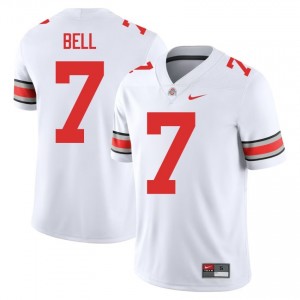 Phillip Bell #7 White Men Embroidery Jersey | Pro-Grade Ohio State College Football Gear 41690451