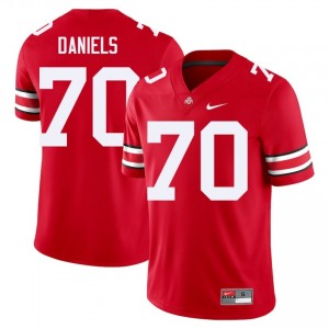 Scarlet #70 Phillip Daniels Men Stitch Jersey | Ohio State Buckeyes Elite Player Football Edition 56006570