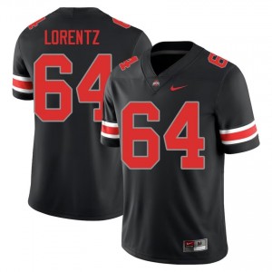 Black #64 Simon Lorentz Men Embroidery Jersey | Ohio State Elite Thread College Football Edition 38887525