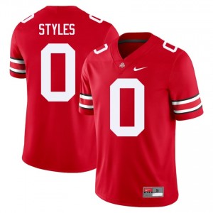 Scarlet #0 Sonny Styles Men Embroidery Jersey | Ohio State Buckeyes Premium High School Football Edition 98497235