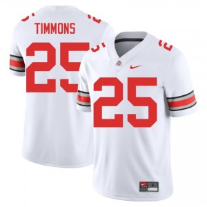 Jay Timmons #25 White Men Stitched Jersey | Premium Ohio State NCAA Football Gear 77630965