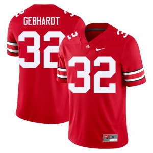 Scarlet #32 Kaden Gebhardt Men Stitched Jersey | Ohio State Buckeyes Limited University Football Edition 76199441