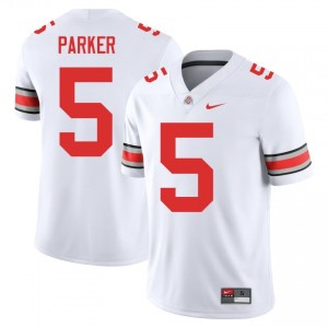 Kyle Parker #5 White Men Stitch Jersey | Pro Cut Ohio State Player Football Gear 16577819