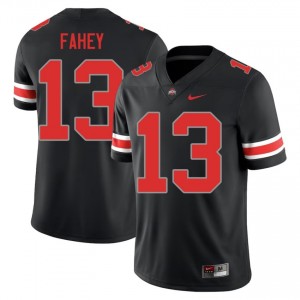 Black #13 Luke Fahey Men Embroidery Jersey | Ohio State Fresh College Football Edition 48840749