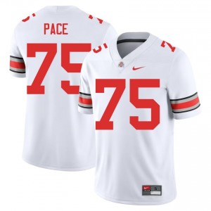 Orlando Pace #75 White Men Embroidery Jersey | Pro-Grade Ohio State High School Football Gear 57619070