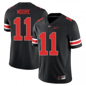 Black #11 Terry Moore Men Stitch Jersey | Ohio State Pro-Grade Player Football Edition 94938346