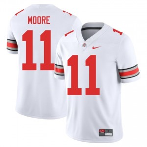 Terry Moore #11 White Men Embroidery Jersey | Fresh Ohio State College Football Gear 47040746