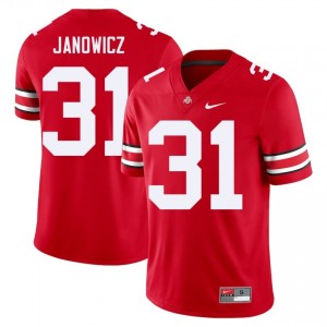 Scarlet #31 Vic Janowicz Men Embroidery Jersey | Ohio State Buckeyes Licensed College Football Edition 21385771