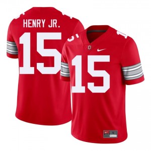 Scarlet #15 Chris Henry Jr. Men Stitch 2026 Jersey | Buckeyes Moisture Wicking University Football Edition 68455586