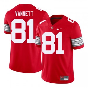 Scarlet #81 Nick Vannett Men Stitched 2026 Jersey | Buckeyes Fresh NCAA Football Edition 23137388