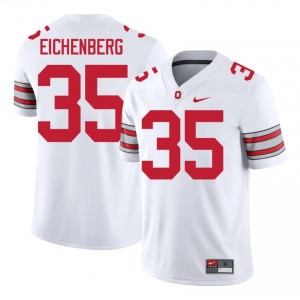 Tommy Eichenberg #35 White Men Stitch Jersey | Limited Buckeyes 2026 University Football Gear 28584288