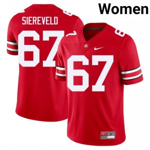 Austin Siereveld #67 Scarlet Women Embroidery Jersey | Premium OSU High School Football Gear 45697280