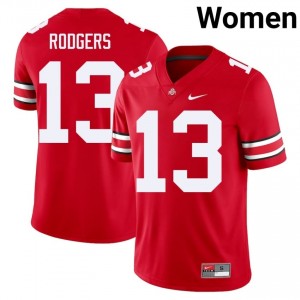 Bryson Rodgers #13 Scarlet Women Stitch Jersey | Classic OSU Player Football Gear 27015671