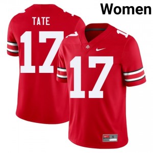 Carnell Tate #17 Scarlet Women Embroidery Jersey | Exclusive OSU High School Football Gear 33974321