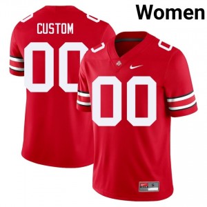 Custom #00 Scarlet Women Embroidery Jersey | Authentic OSU High School Football Gear 32533649