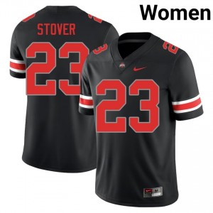 Garrett Stover #23 Black Women Embroidery Jersey | Pro-Grade Ohio State High School Football Gear 25451812
