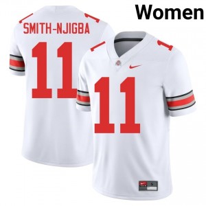 Buckeyes Jaxon Smith-Njigba #11 White Women College Jersey | Exclusive Embroidery Football Uniform 75784714