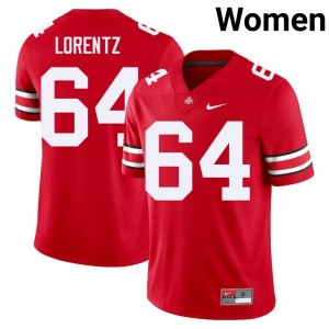 Simon Lorentz #64 Scarlet Women Stitched Jersey | Exclusive OSU NCAA Football Gear 35699933