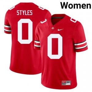 Sonny Styles #0 Scarlet Women Stitch Jersey | Exclusive OSU Player Football Gear 57308826