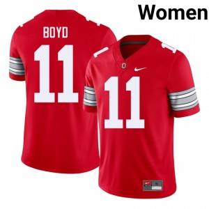 Scarlet #11 Brock Boyd Women Stitch 2026 Jersey | OSU Alumni University Football Edition 28111436