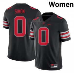 Buckeyes Cody Simon #0 Black Women College 2026 Jersey | Moisture Wicking Embroidery Football Uniform 25586886
