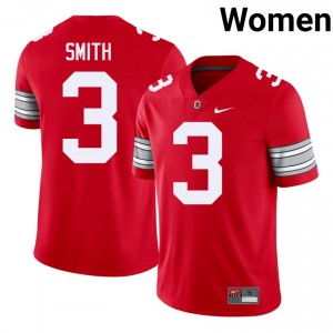 Scarlet #3 James Smith Women Embroidery 2026 Jersey | OSU Buckeyes Genuine Player Football Edition 93393434