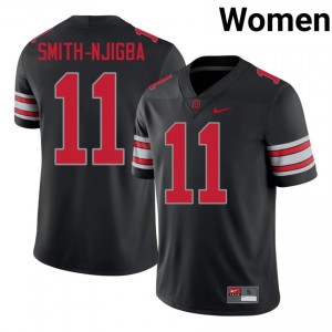 Ohio State Buckeyes Jaxon Smith-Njigba #11 Black Women NCAA 2026 Jersey | Essential Stitched Football Uniform 28447902
