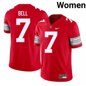 Scarlet #7 Phillip Bell Women Stitched 2026 Jersey | Ohio State Officially Licensed High School Football Edition 27113599