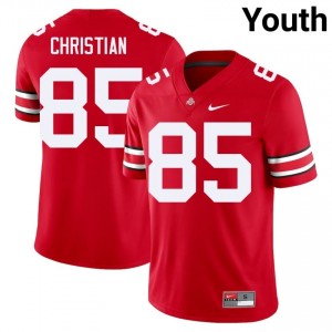 OSU Buckeyes Bennett Christian #85 Scarlet Youth College Jersey | Gameday Embroidery Football Uniform 35069910