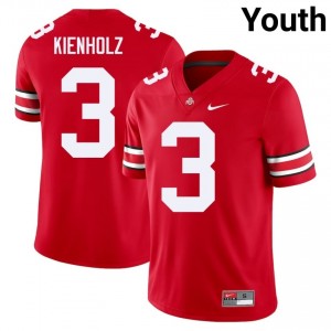 OSU Buckeyes Lincoln Kienholz #3 Scarlet Youth Player Jersey | Fresh Stitch Football Uniform 93372437