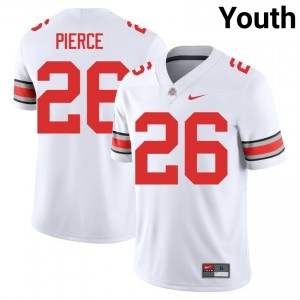 White #26 Payton Pierce Youth Stitched Jersey | Ohio State Gameday University Football Edition 90307761