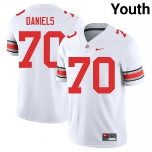 White #70 Phillip Daniels Youth Stitched Jersey | Ohio State Classic NCAA Football Edition 96683490