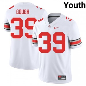 White #39 Glorien Gough Youth Stitched Jersey | Ohio State Essential NCAA Football Edition 98183002