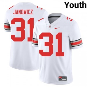 White #31 Vic Janowicz Youth Stitched Jersey | Ohio State Moisture Wicking University Football Edition 55643648