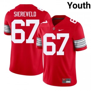 Scarlet #67 Austin Siereveld Youth Stitched 2026 Jersey | OSU Premium High School Football Edition 53031275