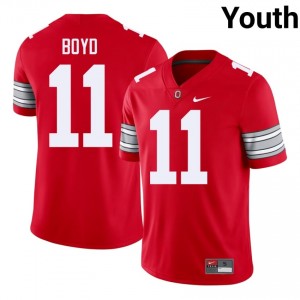 Scarlet #11 Brock Boyd Youth Embroidery 2026 Jersey | Ohio State Buckeyes Pro-Grade Player Football Edition 95707623