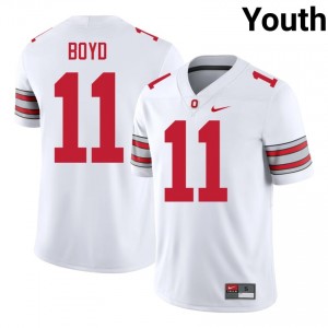 Brock Boyd #11 White Youth Stitched Jersey | Genuine Ohio State 2026 High School Football Gear 19111811